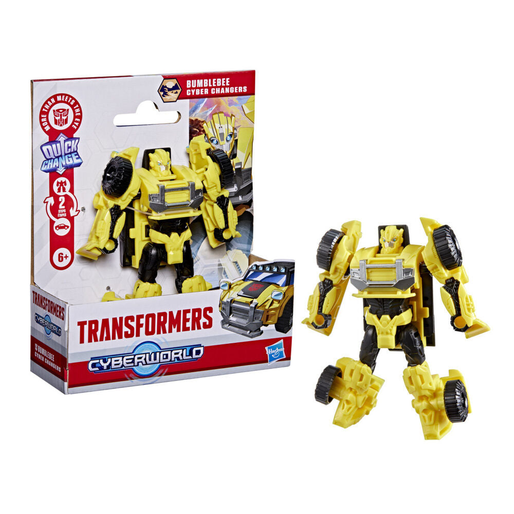 Figura amarilla de Bumblebee Transformers Cyberworld - 4