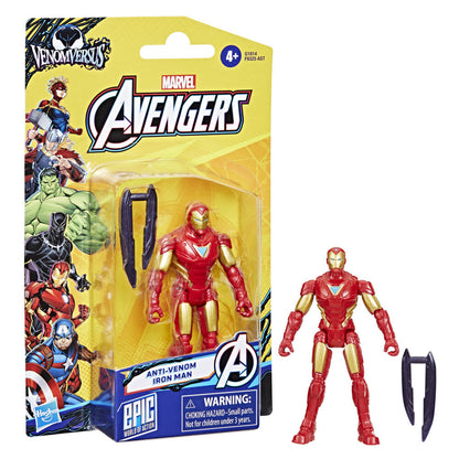 Figura articulada Iron Man Anti-Venom de Marvel con escudo venomizado - 4
