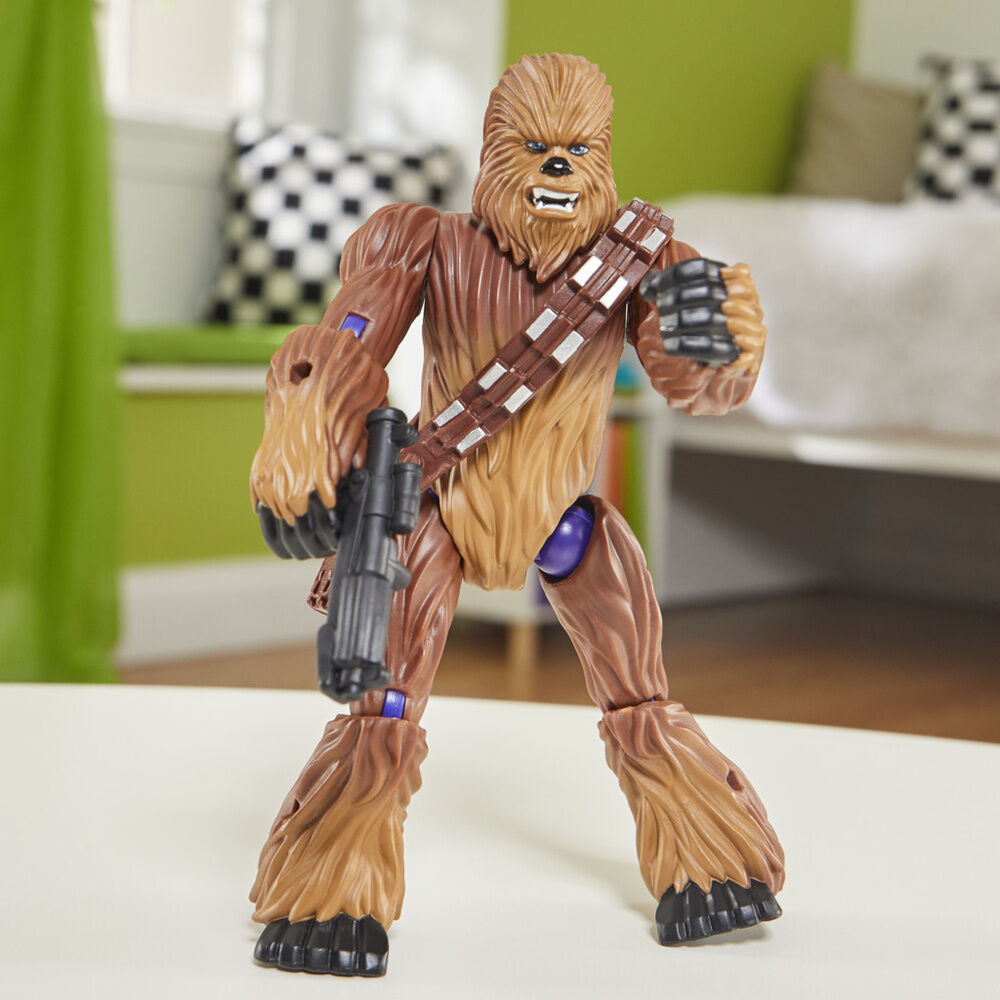 Figura articulada de Chewbacca Mix Mashers Star Wars en su blíster - 5