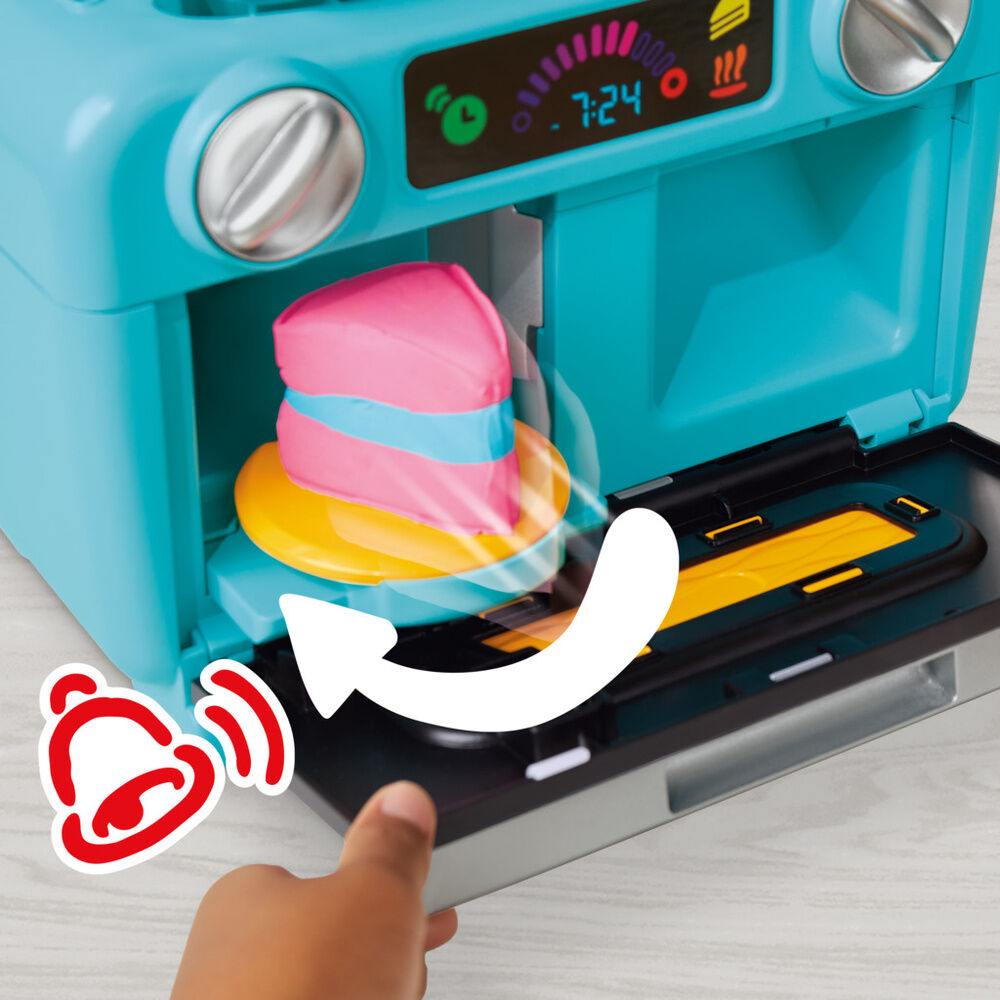 Mi Hornito de Pasteles Play-Doh con horno azul y tajadas de pastel - 3