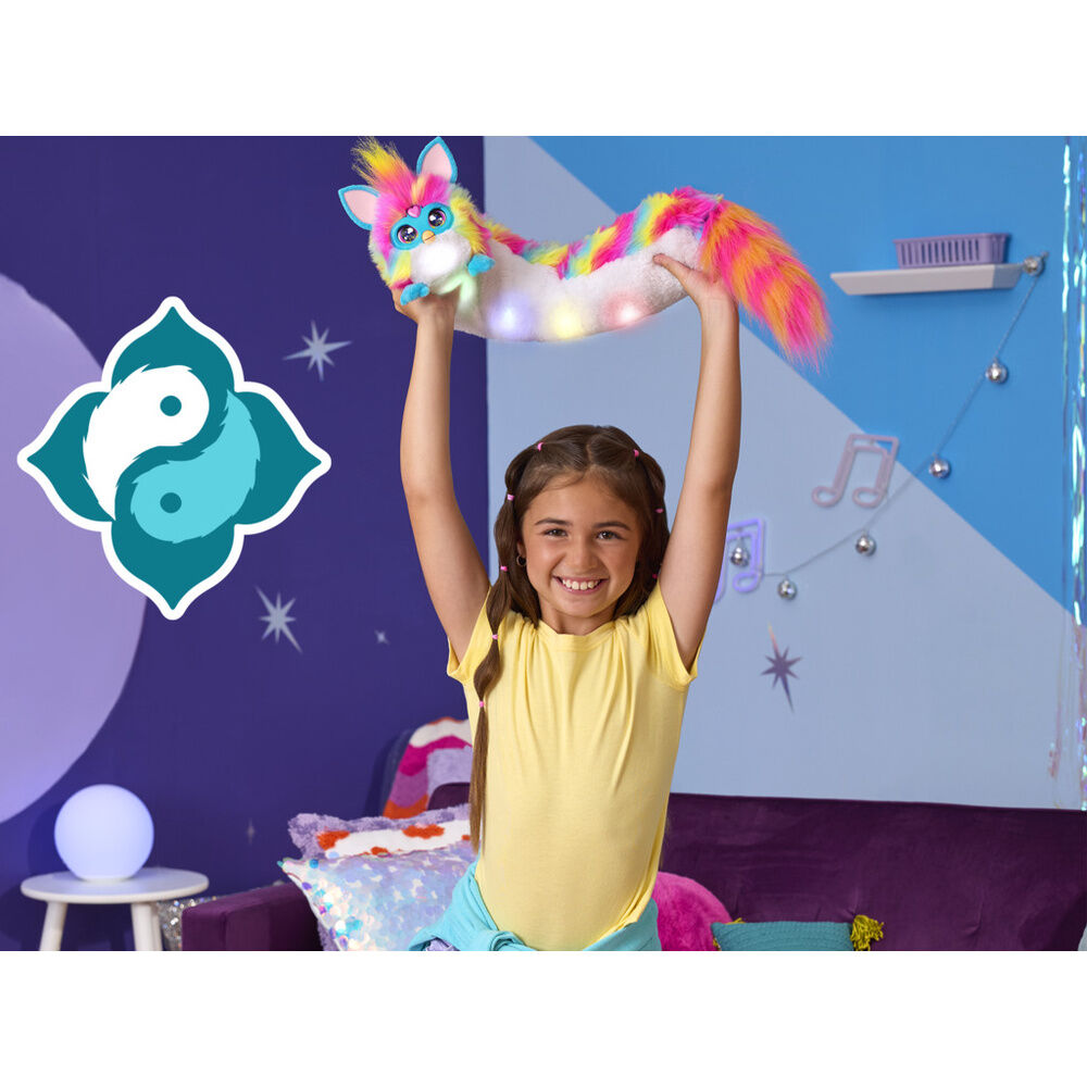 Peluche interactivo DJ Furby multicolor de Hasbro - 3