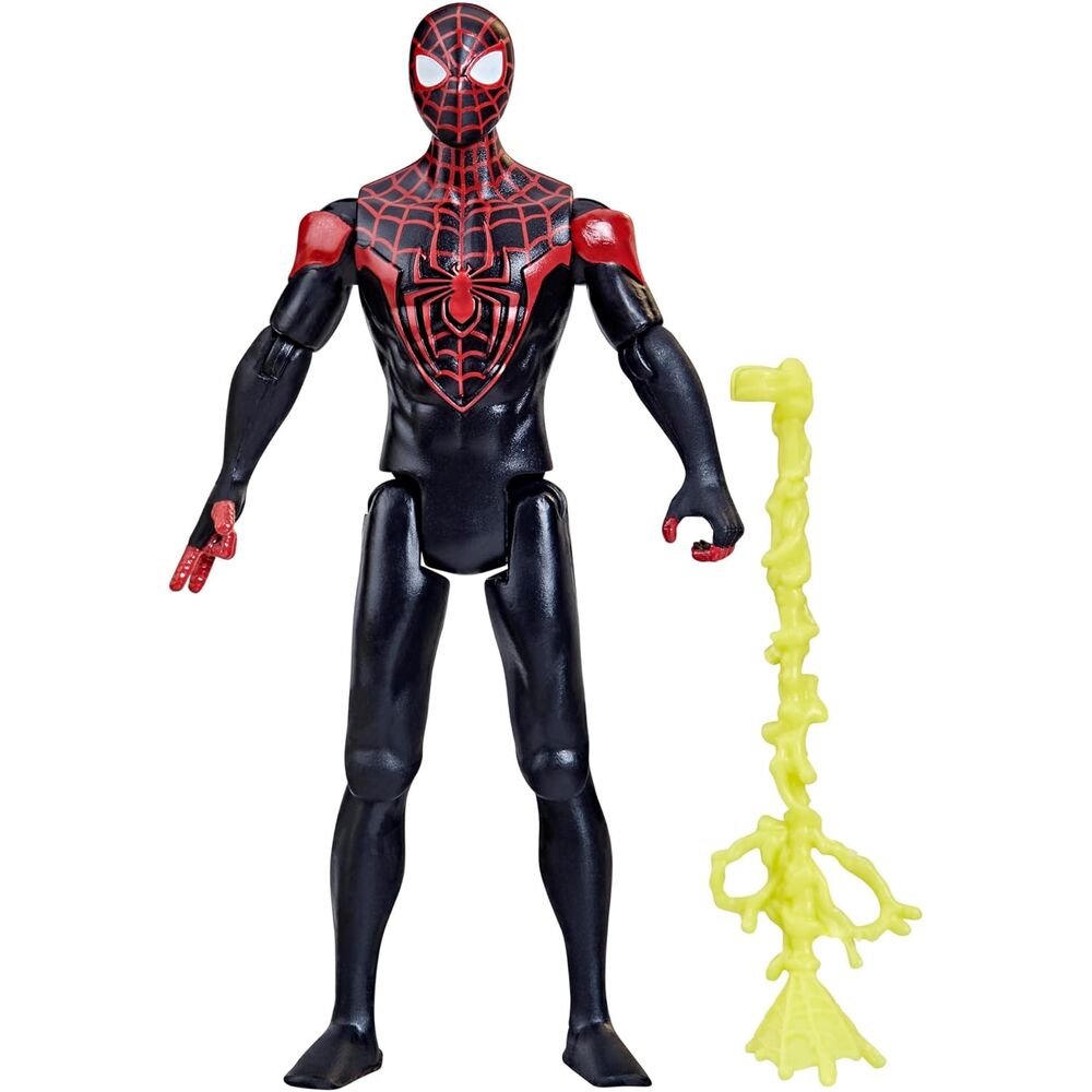 Figura de Miles Morales Spider-Man Marvel de 10 cm con accesorio amarillo - 2