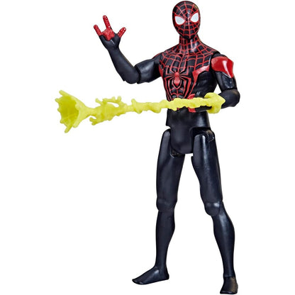 Figura de Miles Morales Spider-Man Marvel de 10 cm con accesorio amarillo - 4