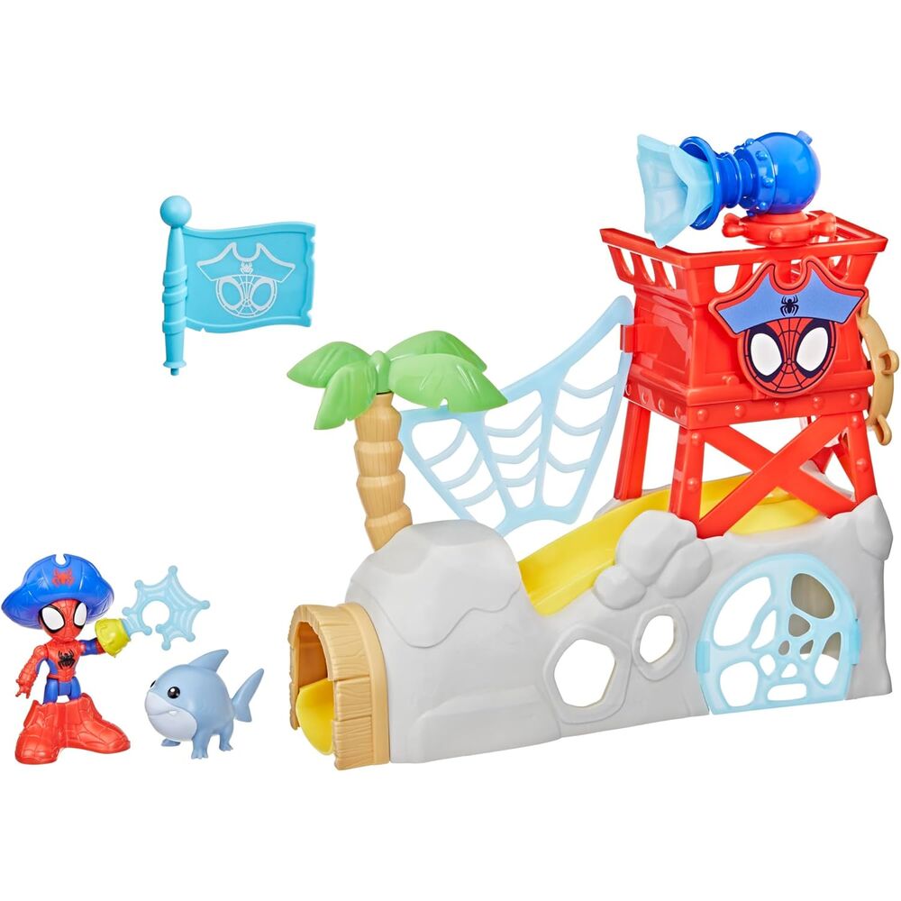 Set Isla Spidey de Hasbro con figuras de Spidey y Jeff - 2