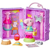 El armario de Peppa Pig con figura, accesorios y estuche rosa