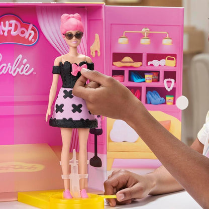 Set Barbie Play-Doh Desfile de Moda 2 en 1 con muñeca, plastilina y accesorios - 4