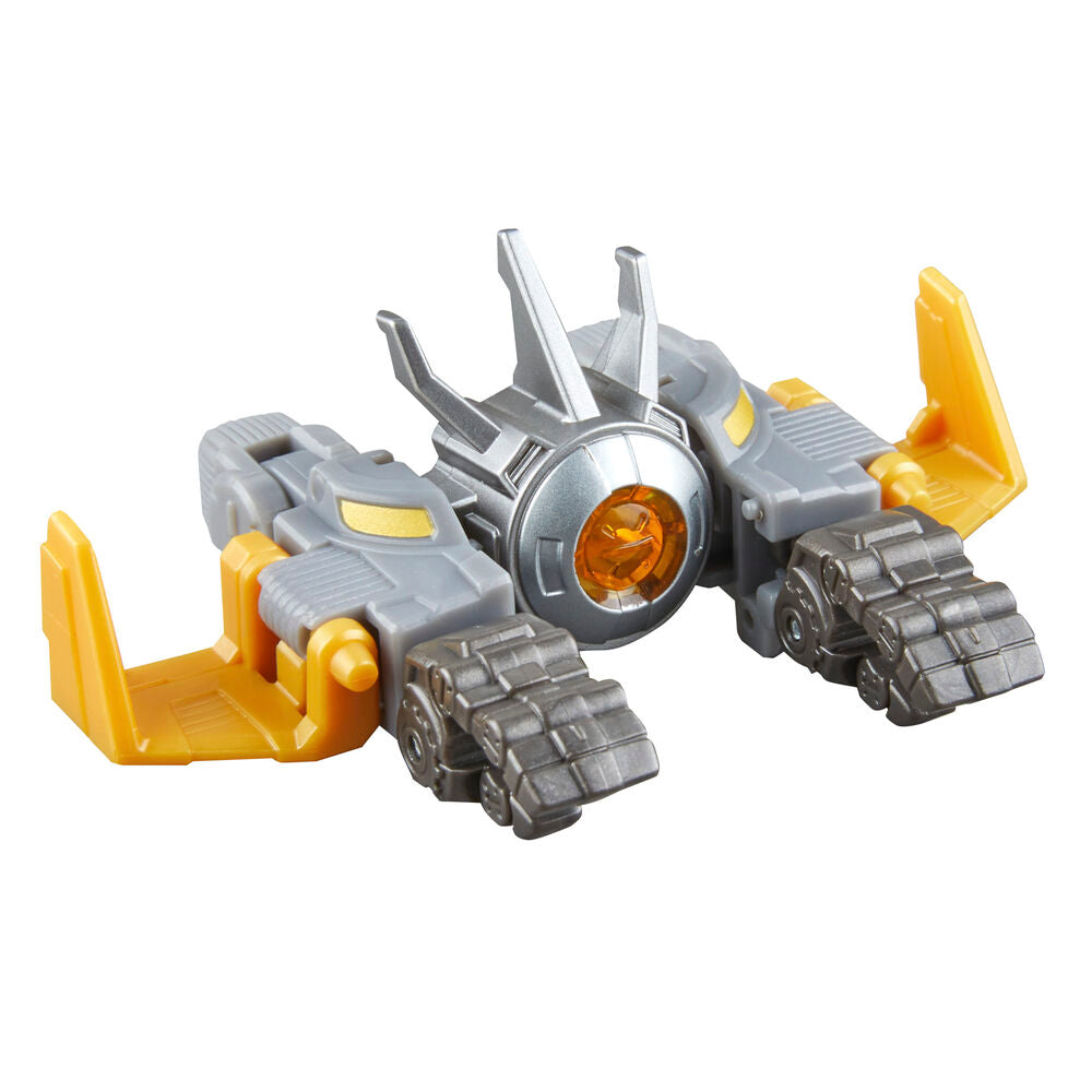 Figura articulada Transformers Amalgamous Prime en gris, negro y amarillo - 10