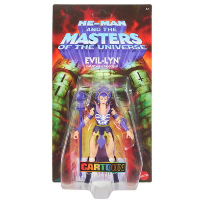 Figura articulada Evil-Lyn de Masters of the Universe con báculo morado - 2