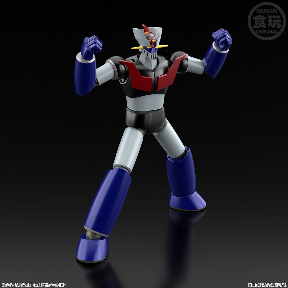 Figura articulada de Mazinger Z BANDAI en tonos plateados, negros, rojos y azules - 5