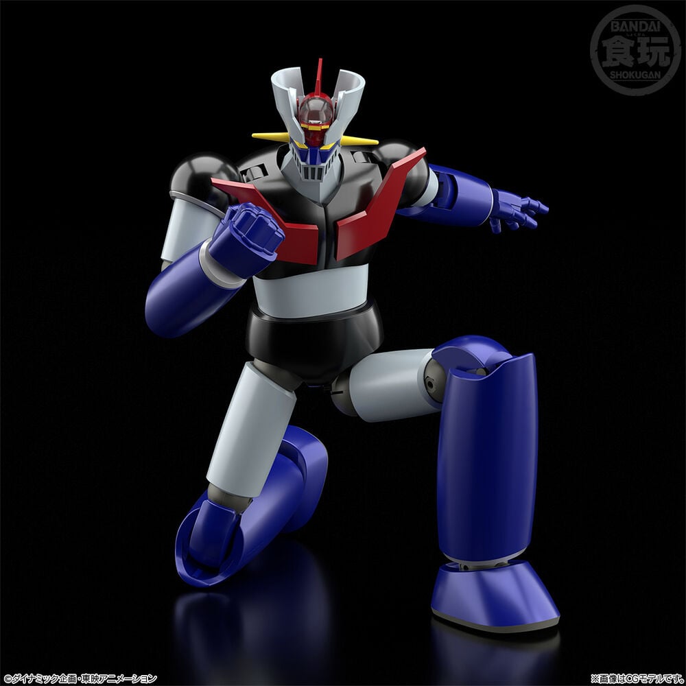Figura articulada de Mazinger Z BANDAI en tonos plateados, negros, rojos y azules - 8