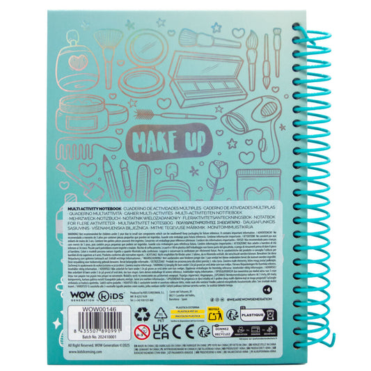 Cuaderno de actividades Annie Wow Generation turquesa con espiral - 3