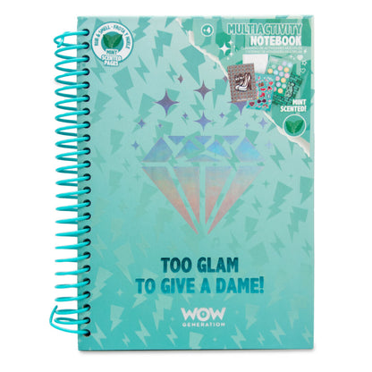 Cuaderno de actividades Annie Wow Generation turquesa con espiral