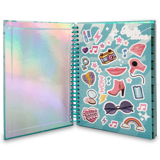 Cuaderno de actividades Annie Wow Generation turquesa con espiral - 2