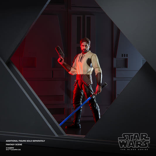 Figura articulada de Kyle Katarn Dark Forces con sable azul y bláster - 3
