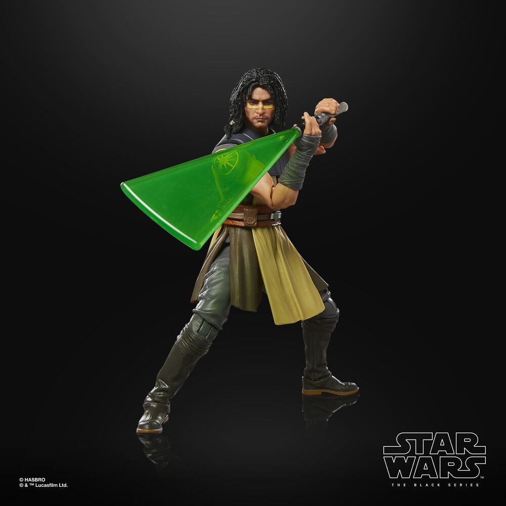 Figura articulada de Quinlan Vos de Star Wars The Clone Wars con sable de luz verde - 4