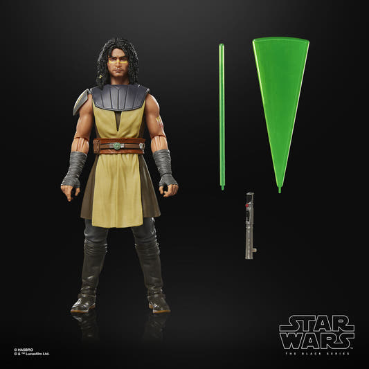 Figura articulada de Quinlan Vos de Star Wars The Clone Wars con sable de luz verde - 5