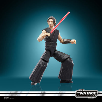 Figura The Stranger Qimir de Star Wars con sable de luz rojo