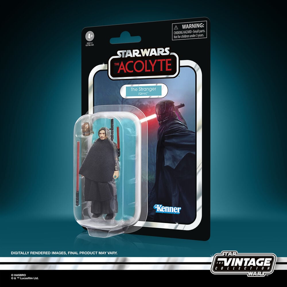 Figura The Stranger Qimir de Star Wars con sable de luz rojo - 5