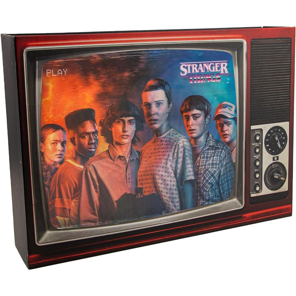 Calendario de Adviento Stranger Things con 24 regalos y diseño de televisor retro - 2