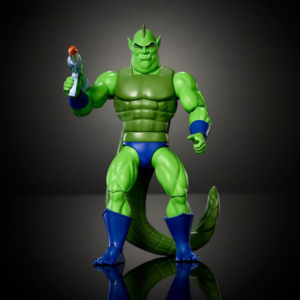 Figura Whiplash verde de Masters of the Universe Origins con accesorio - 2