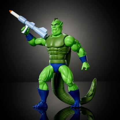 Figura Whiplash verde de Masters of the Universe Origins con accesorio - 3