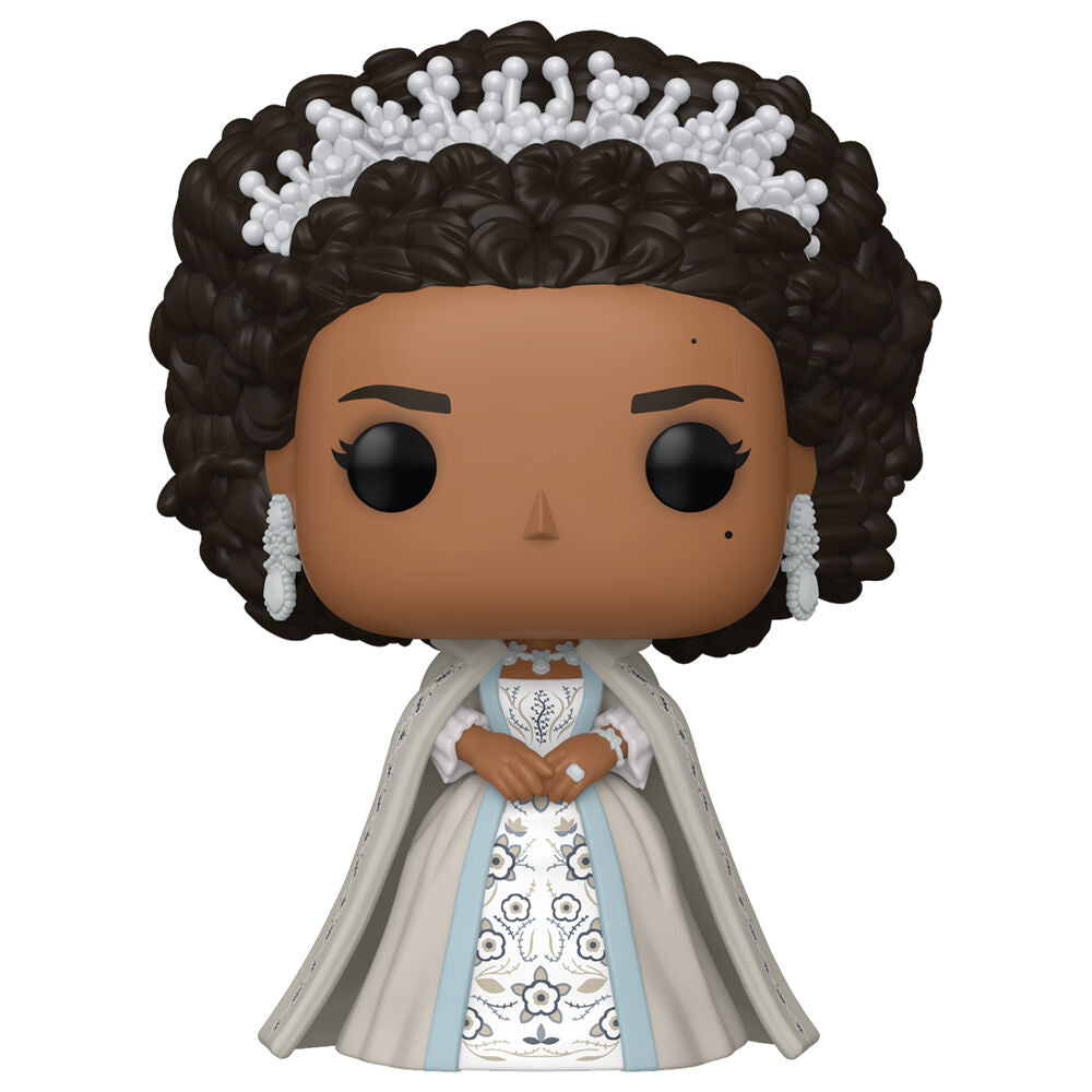 Figura Funko POP! de Reina Carlota de Bridgerton con corona y vestido floral