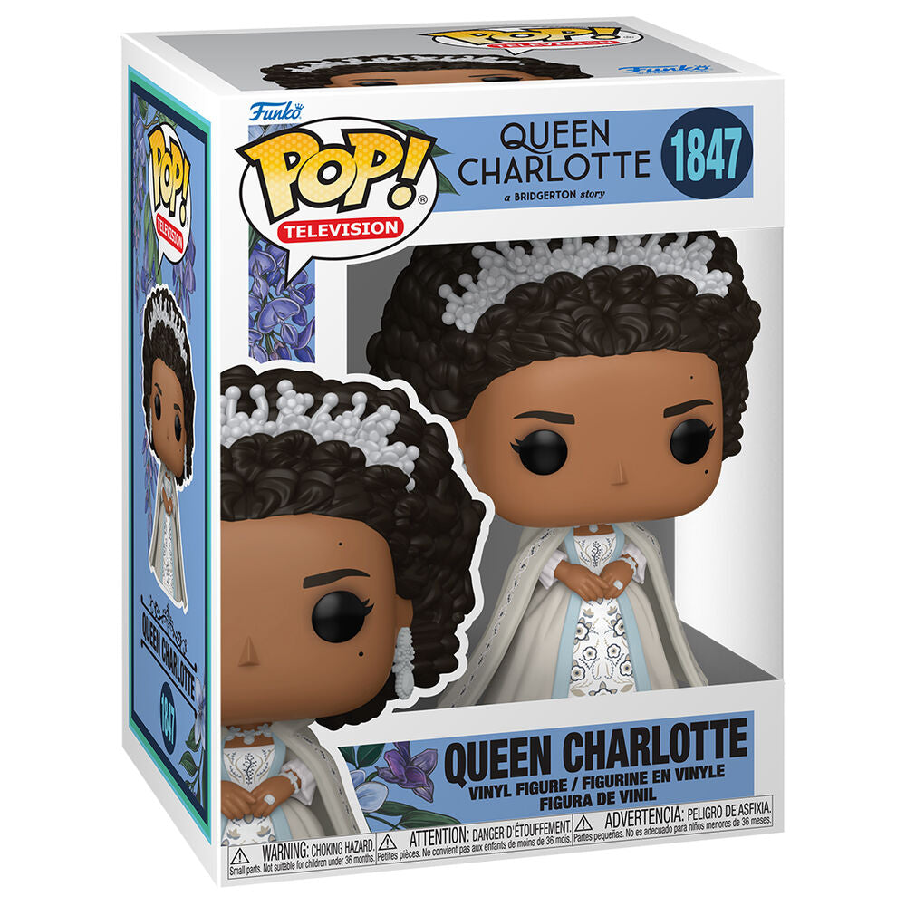 Figura Funko POP! de Reina Carlota de Bridgerton con corona y vestido floral - 2