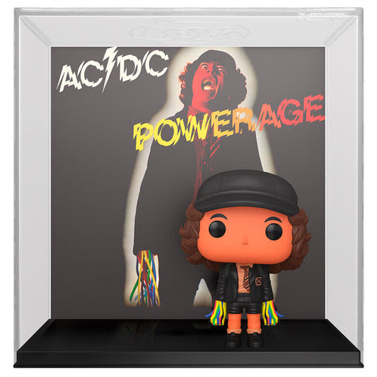 Figura FUNKO POP Albums AC/DC Powerage en caja de exposición