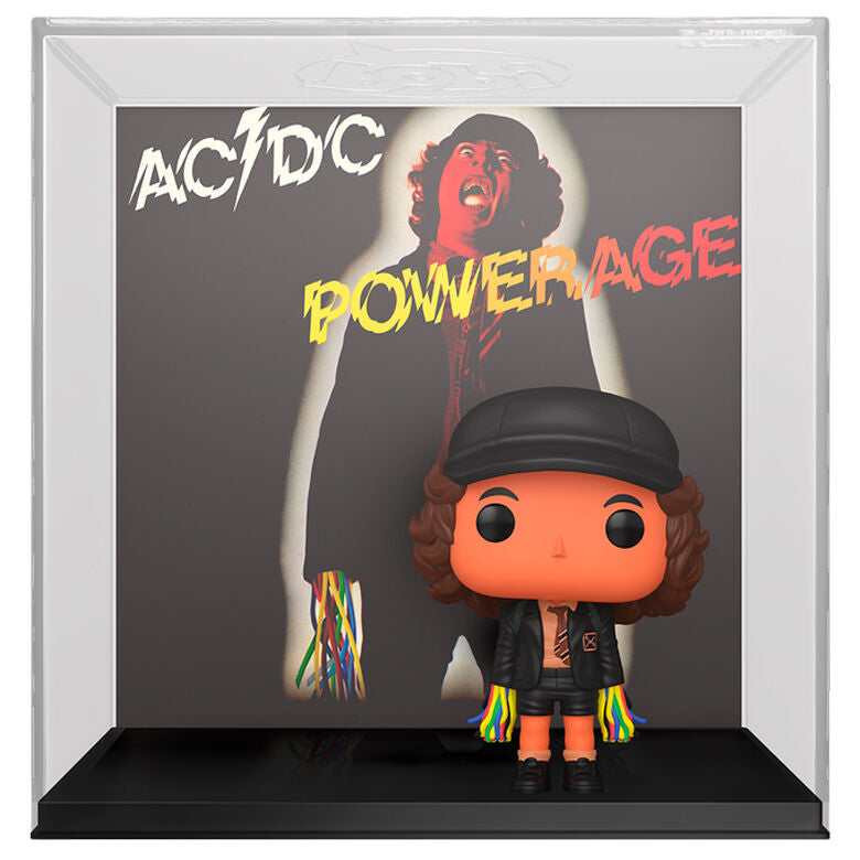 Figura FUNKO POP Albums AC/DC Powerage en caja de exposición