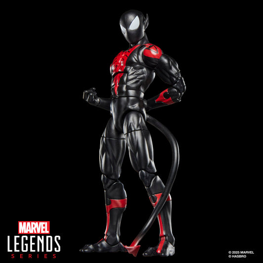 Figura articulada de Uncanny Spider-Man Nightcrawler en negro y rojo