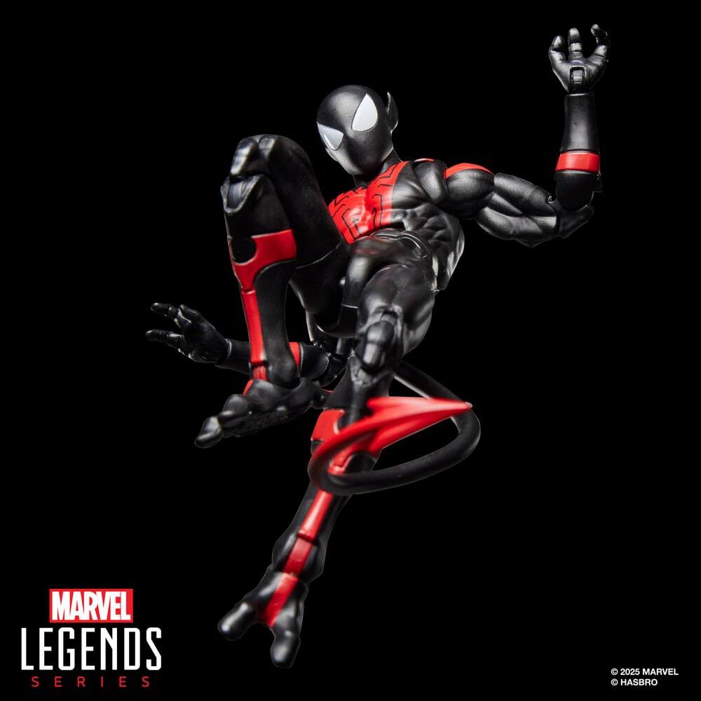 Figura articulada de Uncanny Spider-Man Nightcrawler en negro y rojo - 3