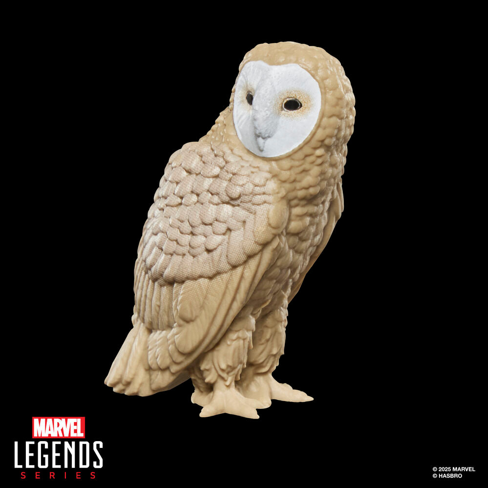 Figura articulada Owl Spider-Man Marvel Legends con búho y bufanda roja - 4