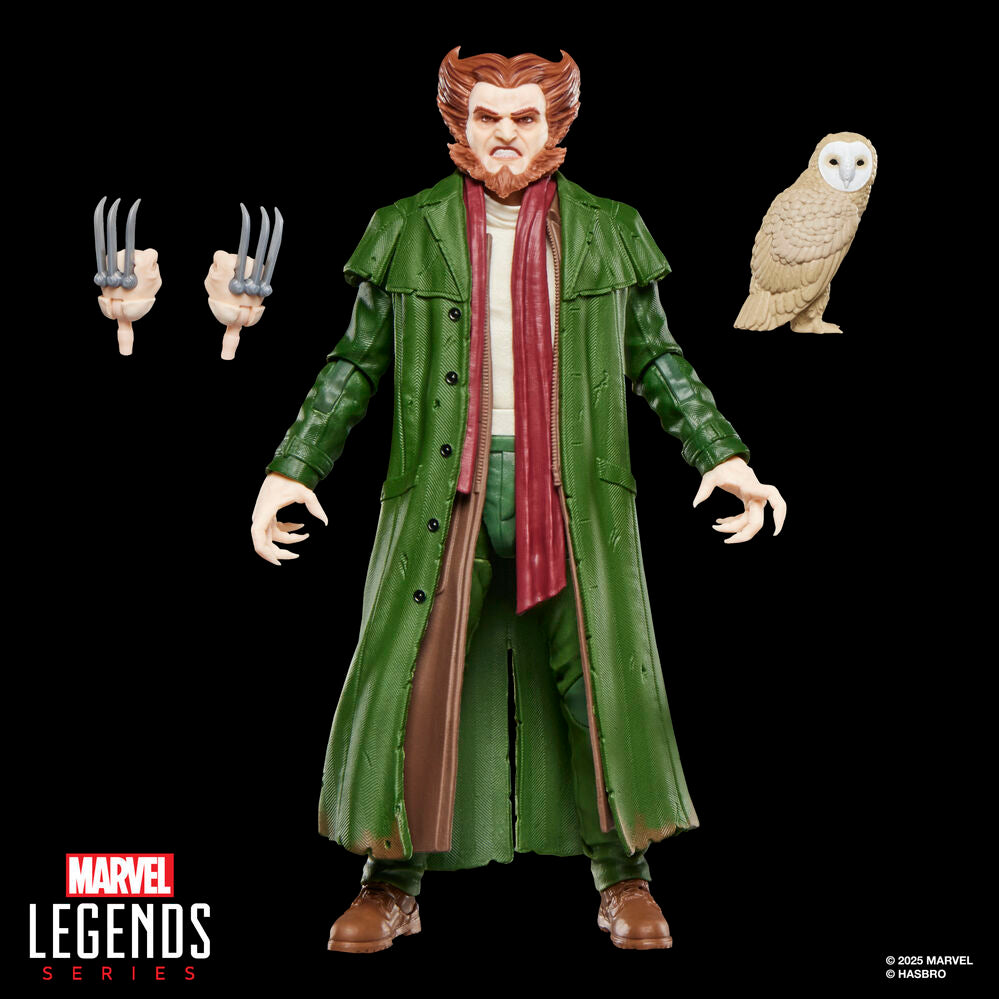 Figura articulada Owl Spider-Man Marvel Legends con búho y bufanda roja - 5
