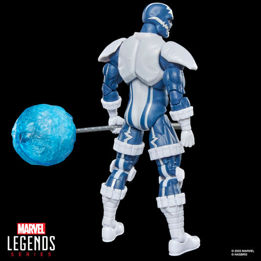 Figura articulada de Cardiac Spider-Man en azul y blanco con bastón Beta - 6