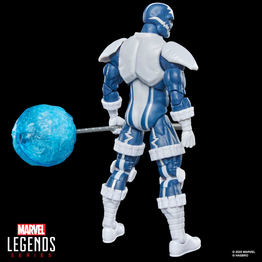 Figura articulada de Cardiac Spider-Man en azul y blanco con bastón Beta - 6