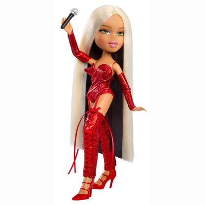 Muñeca Lola Índigo Bratz de MGA con estilismo rojo y capa decorada - 8