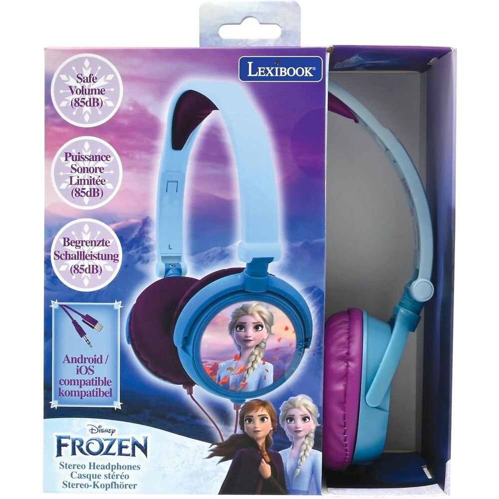 Auriculares de diadema Frozen Disney con Elsa y Anna - 2