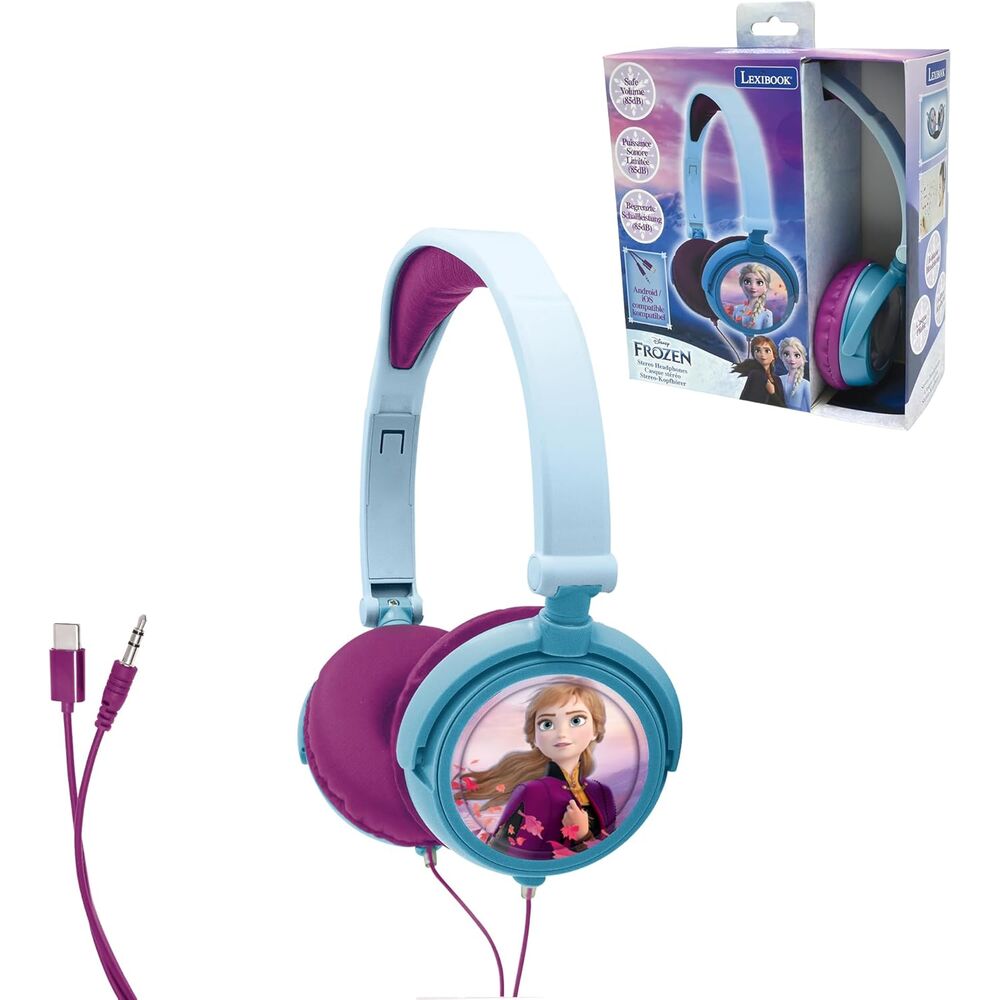 Auriculares de diadema Frozen Disney con Elsa y Anna - 5