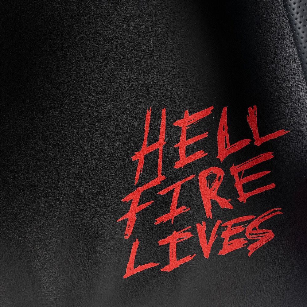 Mochila negra Stranger Things Hellfire Club con llamas y demonio - 2