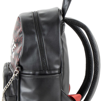 Mochila negra Stranger Things Hellfire Club con llamas y demonio - 6