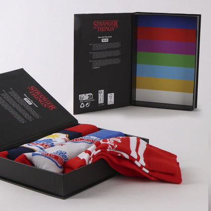 Set de tres pares de calcetines Stranger Things en caja retro - 5