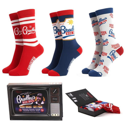 Set de tres pares de calcetines Stranger Things en caja retro