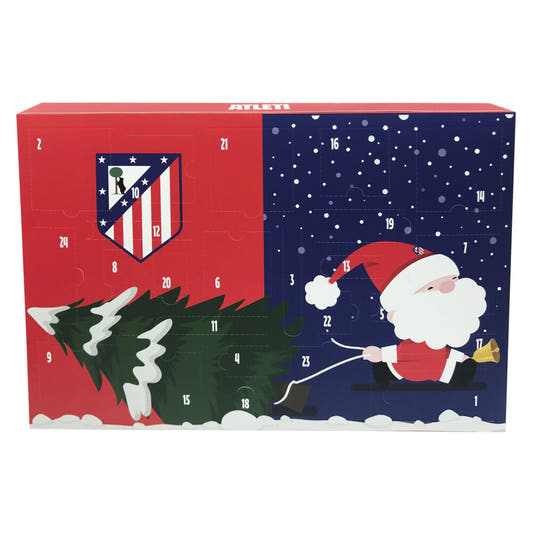 Calendario de Adviento del Atlético de Madrid con Papá Noel y 24 casillas - 3