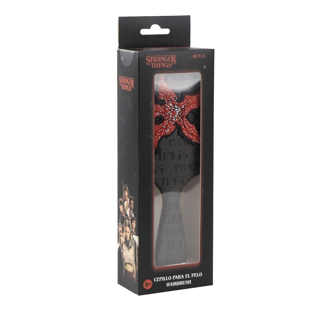Cepillo para el pelo CERDÁ de Stranger Things en negro y rojo - 2