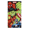 Toalla Marvel de Los Vengadores con Spider-Man, Hulk, Iron Man y Capitán América