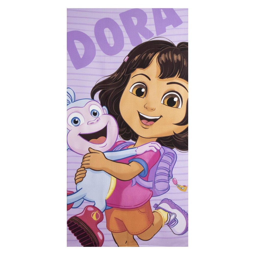 Toalla de microfibra de Dora la Exploradora con Dora y Boots