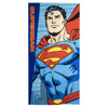 Toalla de microfibra Superman DC Comics con escudo y diseño de cómic