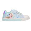 Zapatilla de loneta Frozen Disney azul claro con Elsa y luces