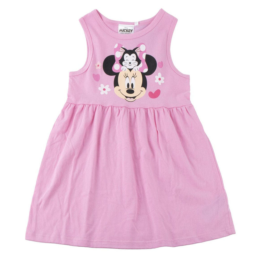 Vestido rosa de Minnie Disney sin mangas para niña