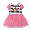 Vestido rosa de La Casa de Muñecas de Gabby con falda vaporosa